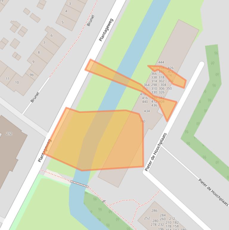 Kaart van postcodegebied 2951SR.