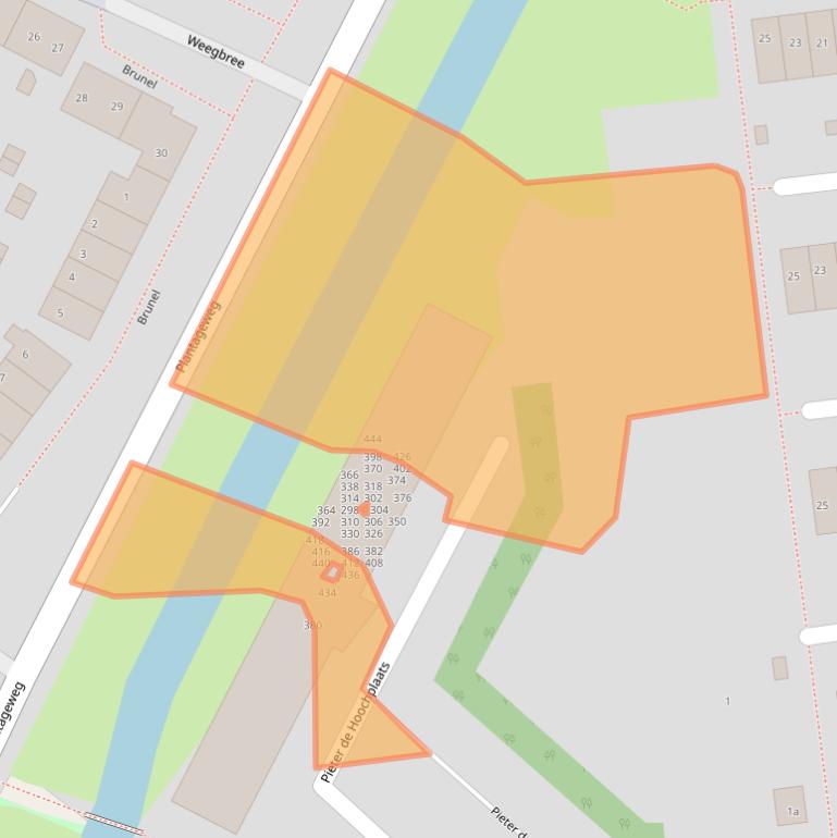 Kaart van postcodegebied 2951ST.