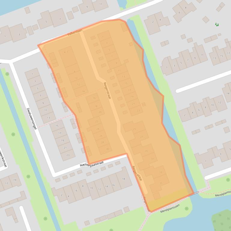 Kaart van postcodegebied 2964CS.