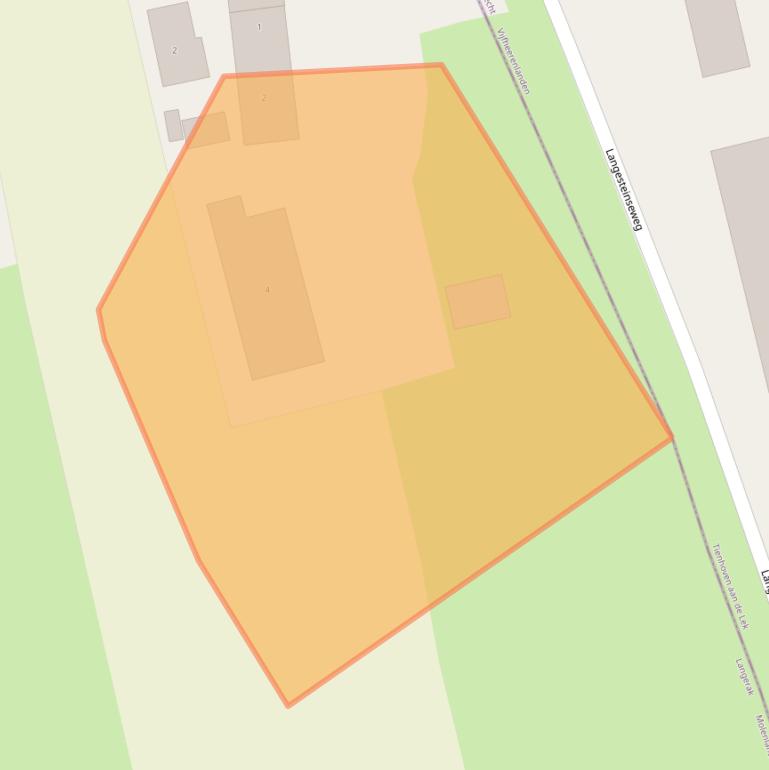 Kaart van postcodegebied 2967GL.