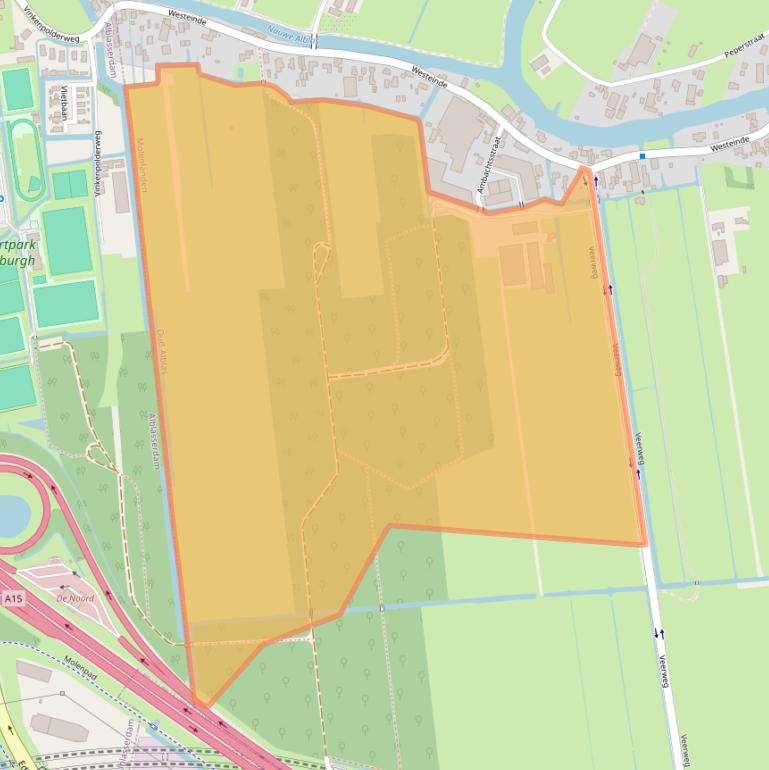 Kaart van postcodegebied 2969LB.