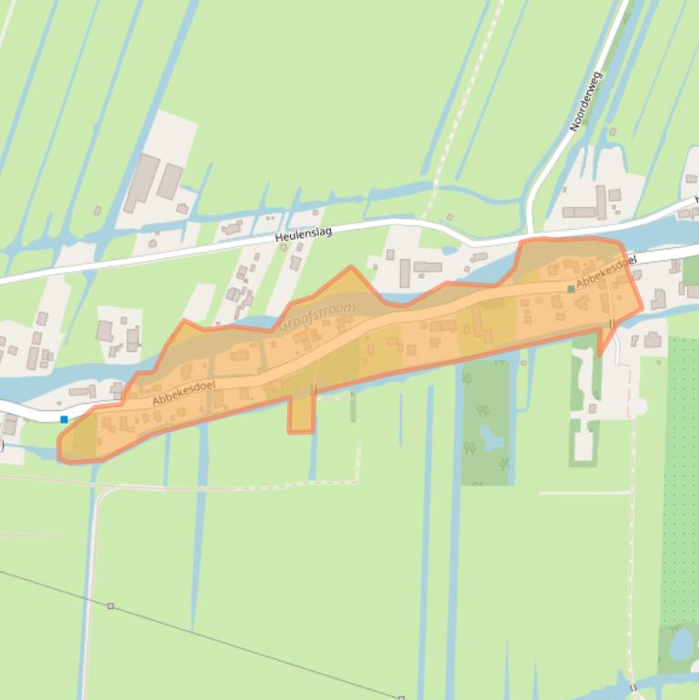 Kaart van postcodegebied 2971VB.