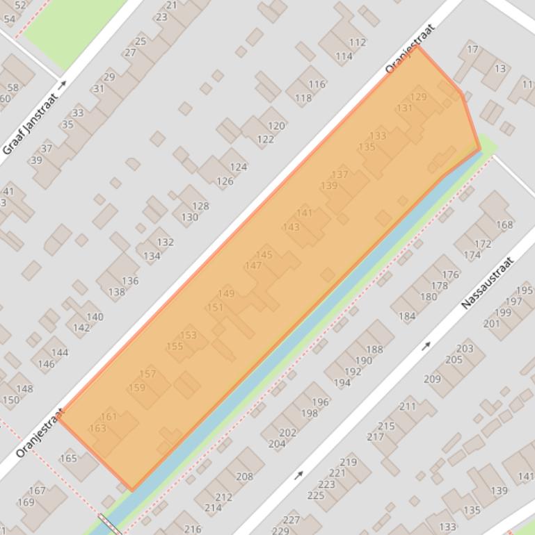 Kaart van postcodegebied 2983HP.