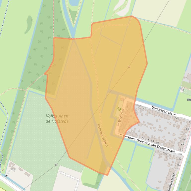 Kaart van postcodegebied 2983LB.