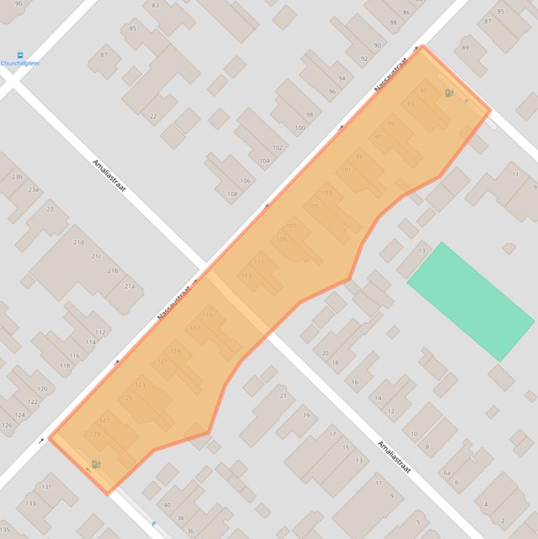 Kaart van postcodegebied 2983RC.