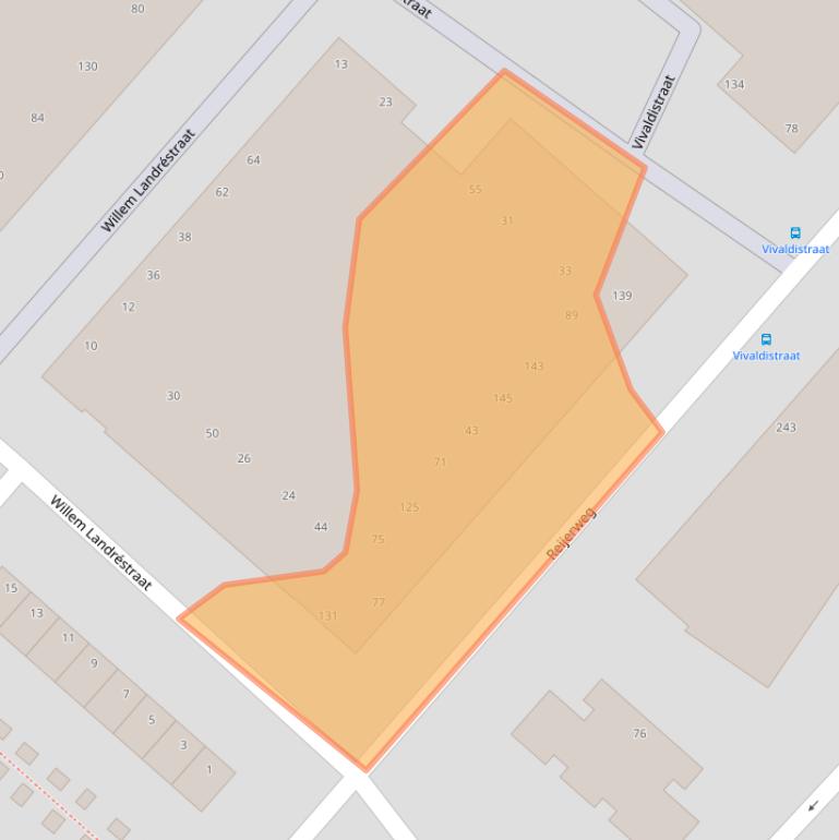 Kaart van postcodegebied 2983XM.