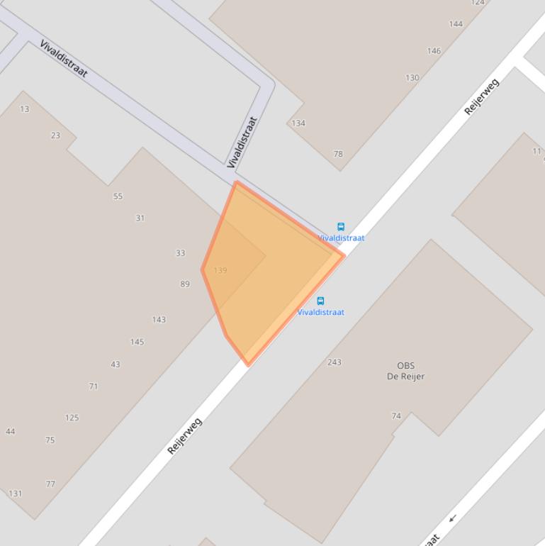 Kaart van postcodegebied 2983XN.