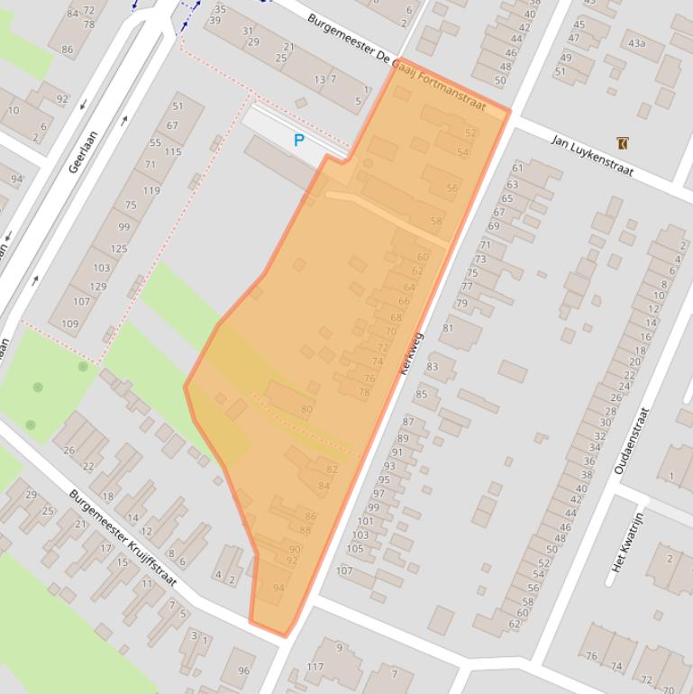 Kaart van postcodegebied 2985AV.