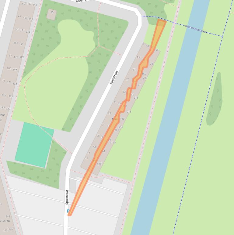 Kaart van postcodegebied 2987TH.