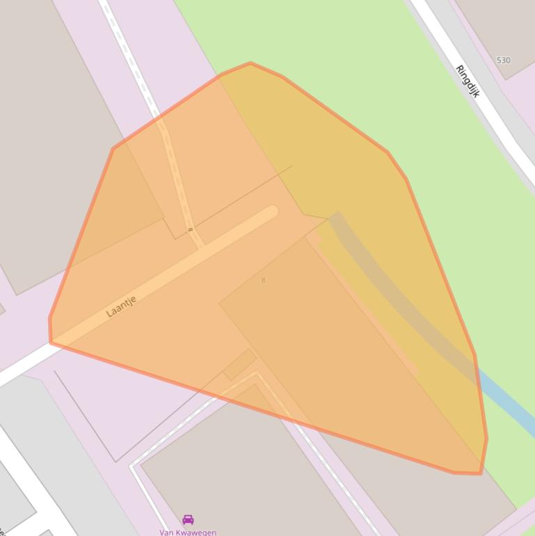 Kaart van postcodegebied 2987VR.