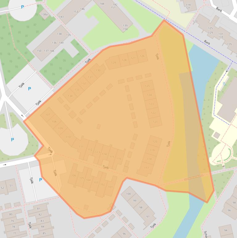 Kaart van postcodegebied 2991PR.