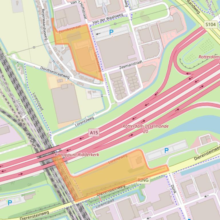 Kaart van postcodegebied 2991XM.