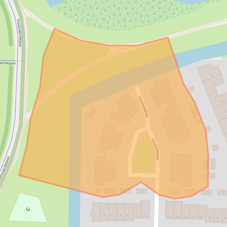 Kaart van postcodegebied 2992ZV.