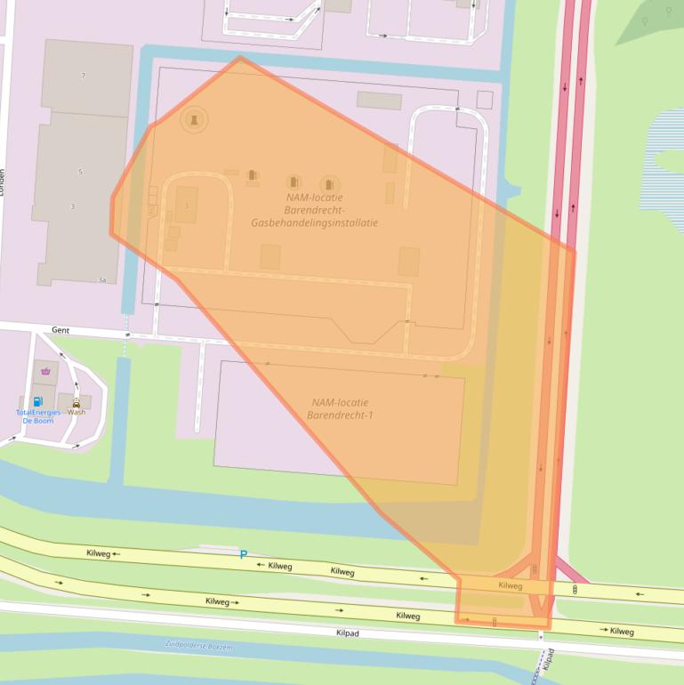 Kaart van postcodegebied 2993LC.