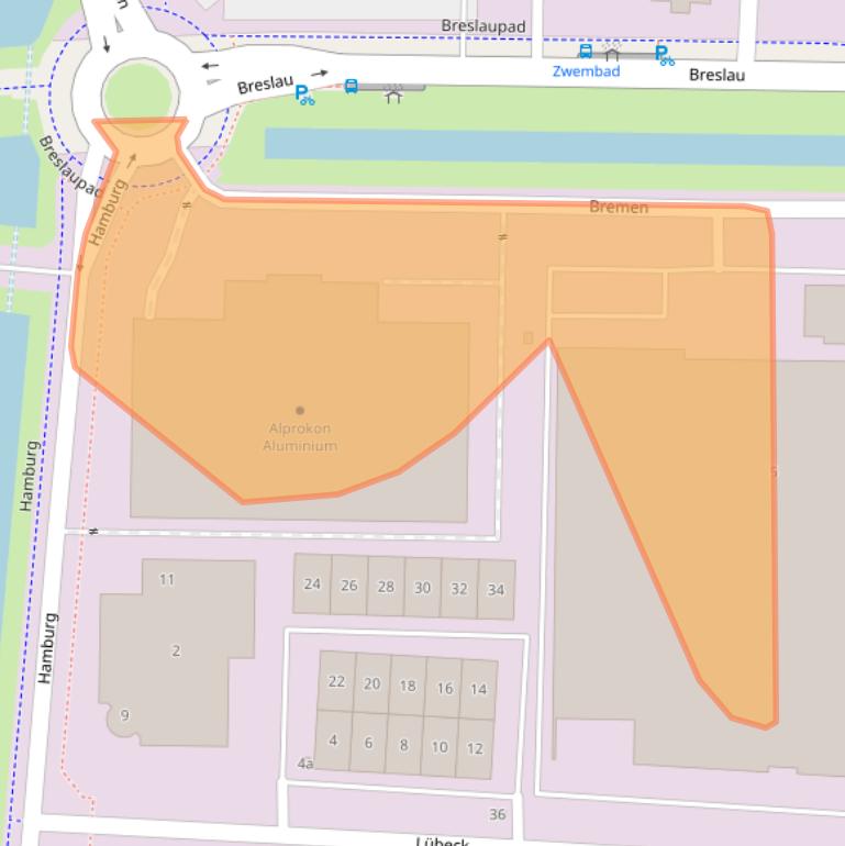 Kaart van postcodegebied 2993LJ.