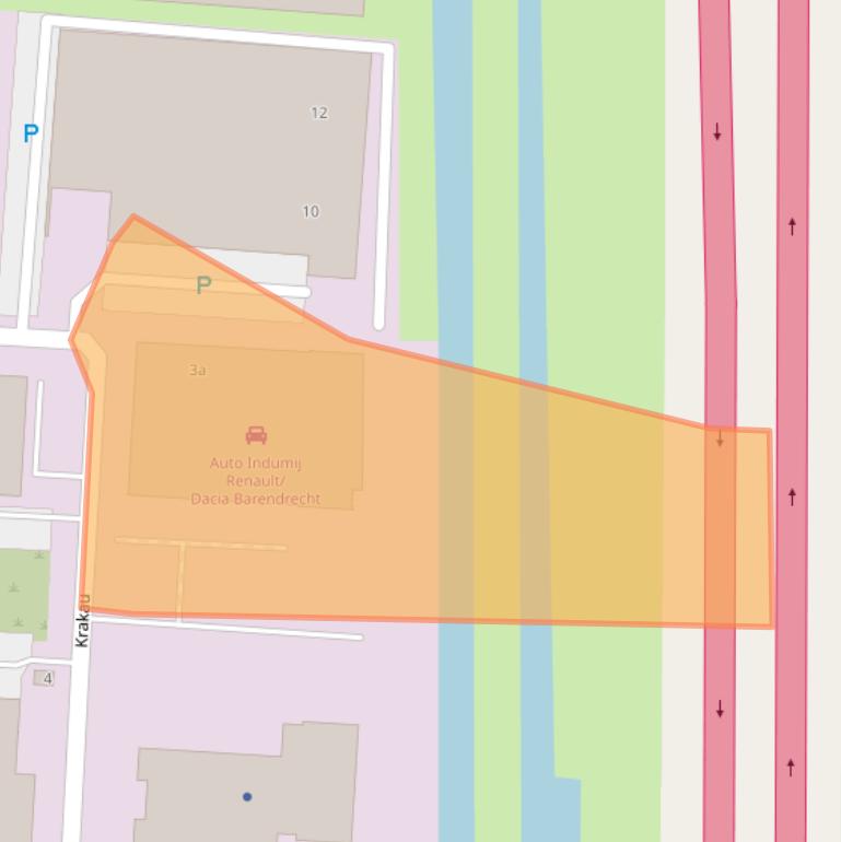 Kaart van postcodegebied 2993LV.