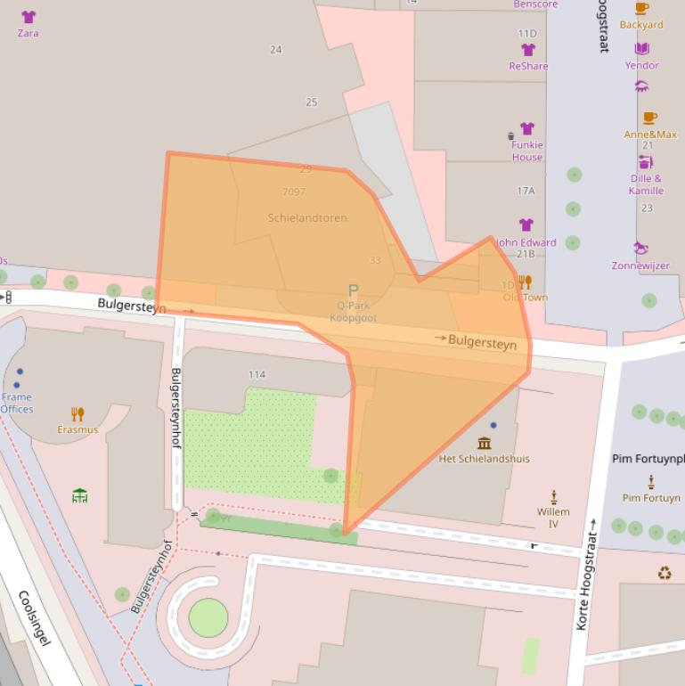 Kaart van postcodegebied 3011AB.