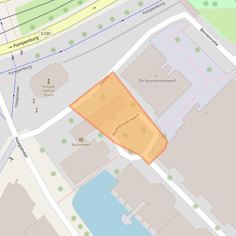 Kaart van postcodegebied 3011AK.