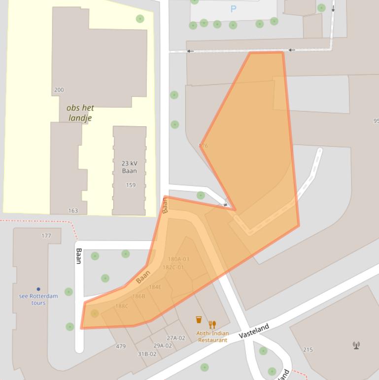 Kaart van postcodegebied 3011CG.