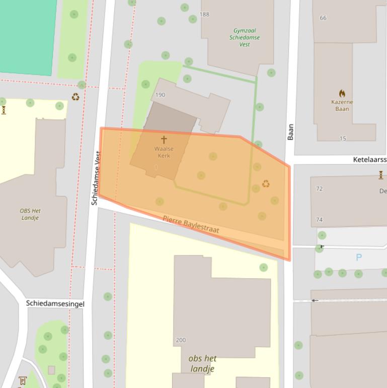 Kaart van postcodegebied 3011CN.