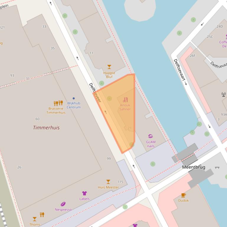 Kaart van postcodegebied 3011DB.