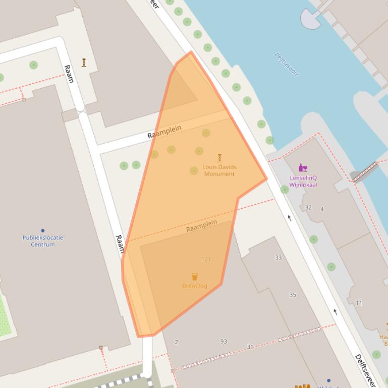 Kaart van postcodegebied 3011DM.