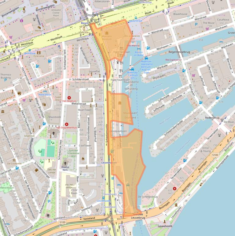 Kaart van postcodegebied 3011EA.