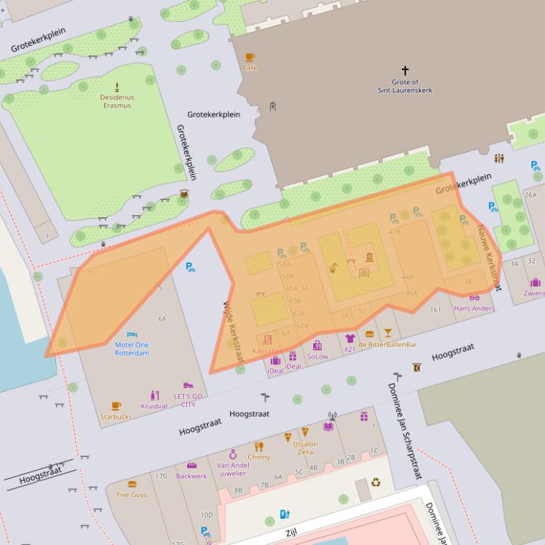 Kaart van postcodegebied 3011GE.