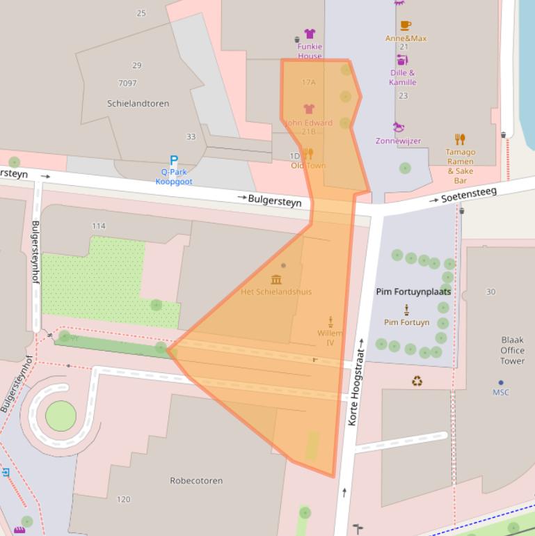 Kaart van postcodegebied 3011GK.