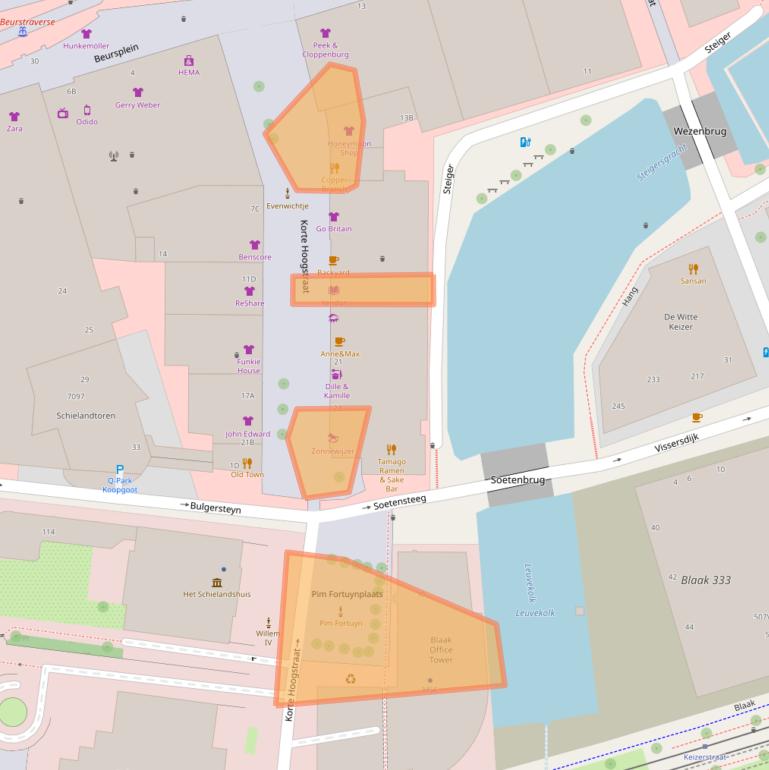 Kaart van postcodegebied 3011GL.