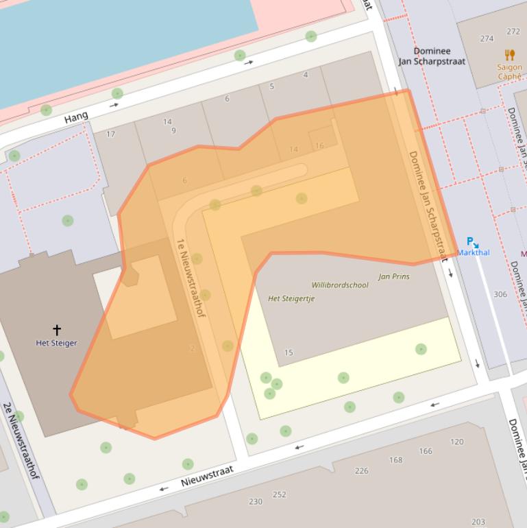 Kaart van postcodegebied 3011GN.