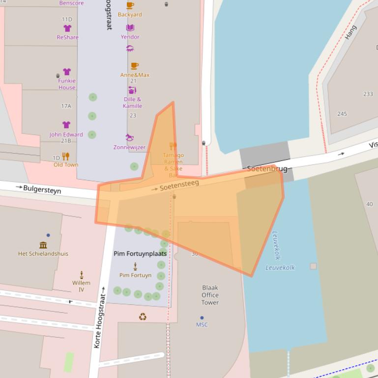 Kaart van postcodegebied 3011GS.