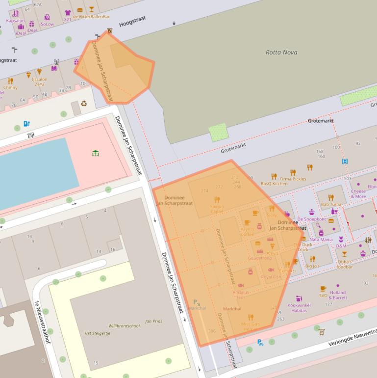 Kaart van postcodegebied 3011GZ.