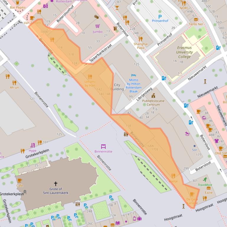 Kaart van postcodegebied 3011HC.