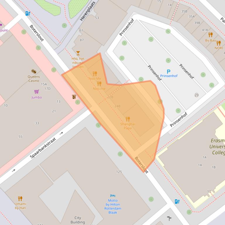 Kaart van postcodegebied 3011HG.