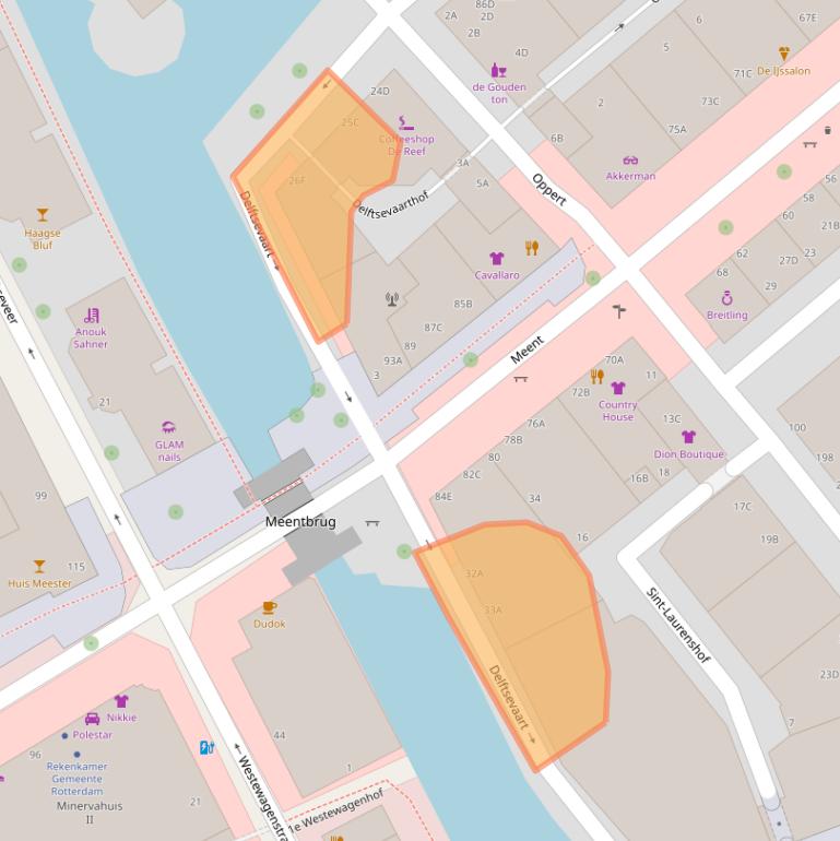 Kaart van postcodegebied 3011HL.