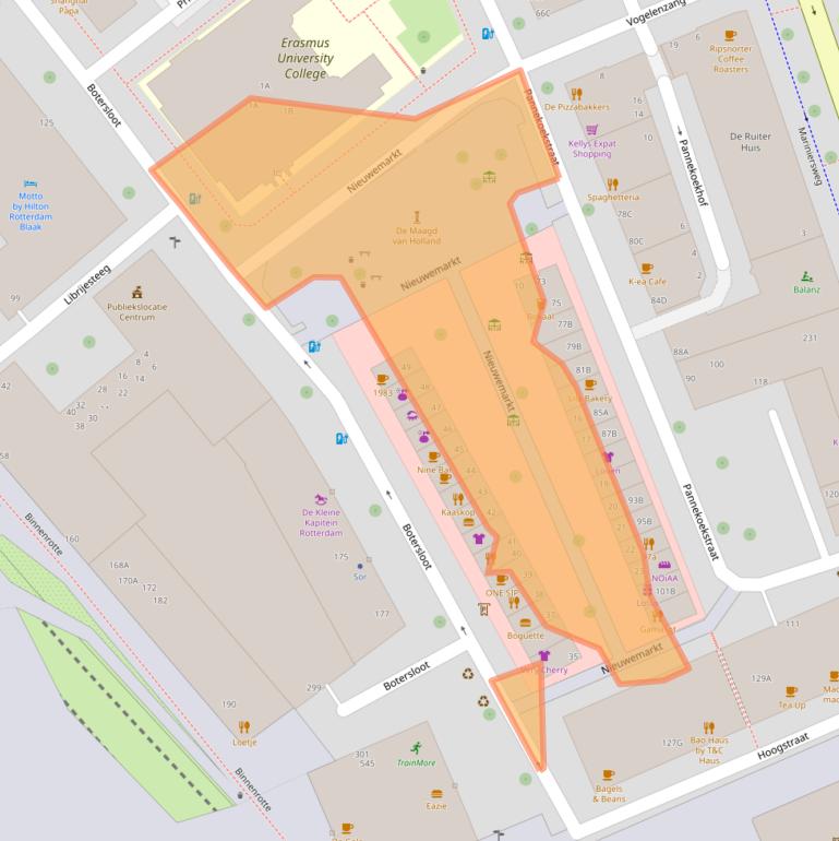 Kaart van postcodegebied 3011HP.