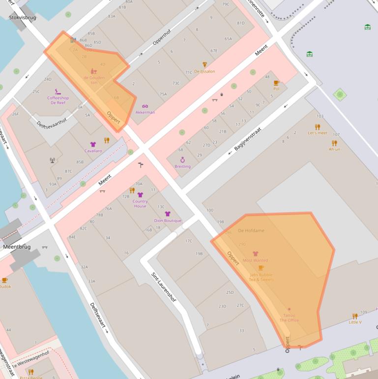 Kaart van postcodegebied 3011HV.