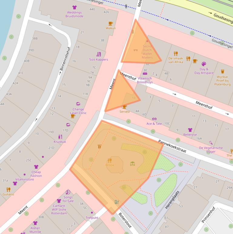 Kaart van postcodegebied 3011JJ.