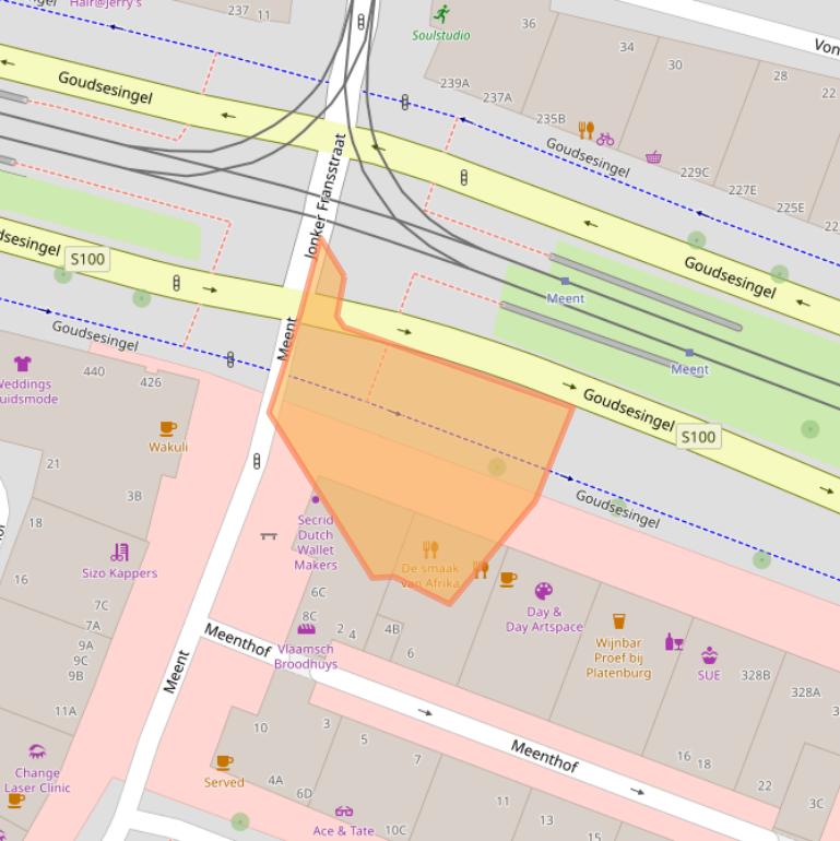 Kaart van postcodegebied 3011KL.