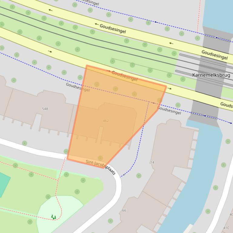 Kaart van postcodegebied 3011KP.