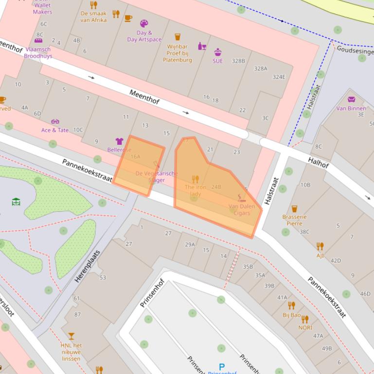 Kaart van postcodegebied 3011LG.