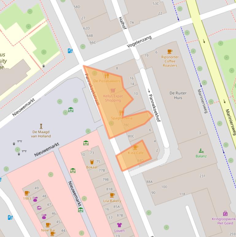 Kaart van postcodegebied 3011LK.