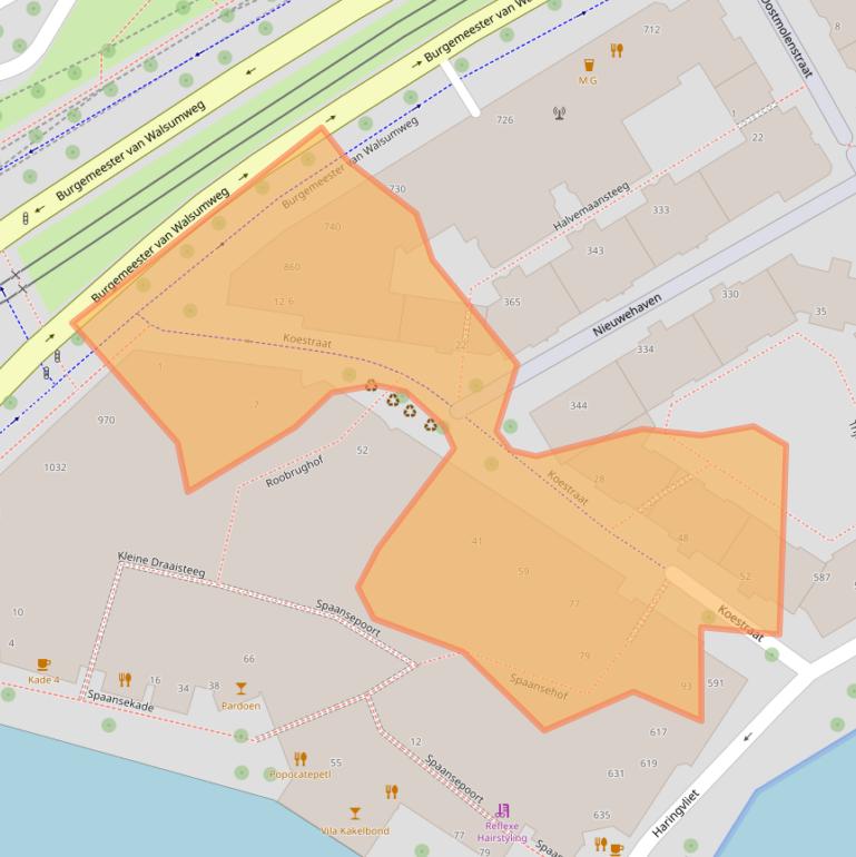 Kaart van postcodegebied 3011MC.