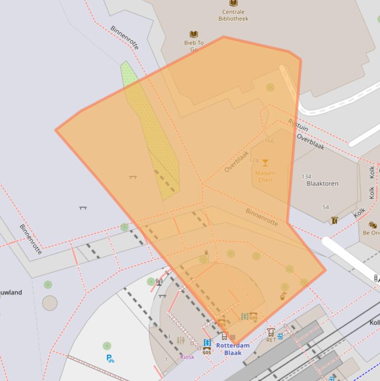 Kaart van postcodegebied 3011MD.
