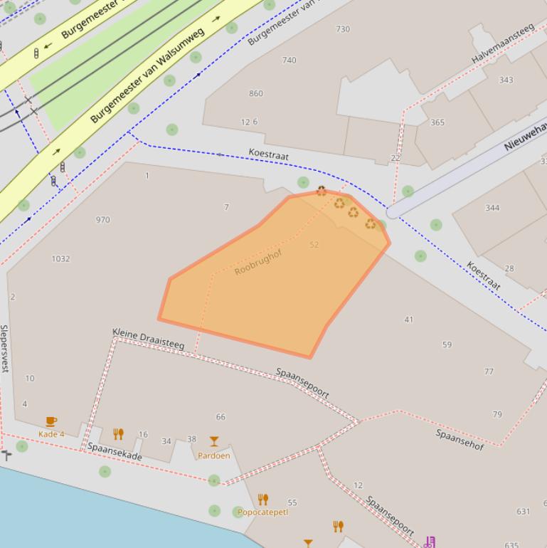 Kaart van postcodegebied 3011MJ.