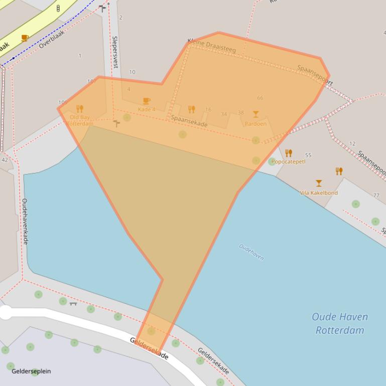 Kaart van postcodegebied 3011ML.