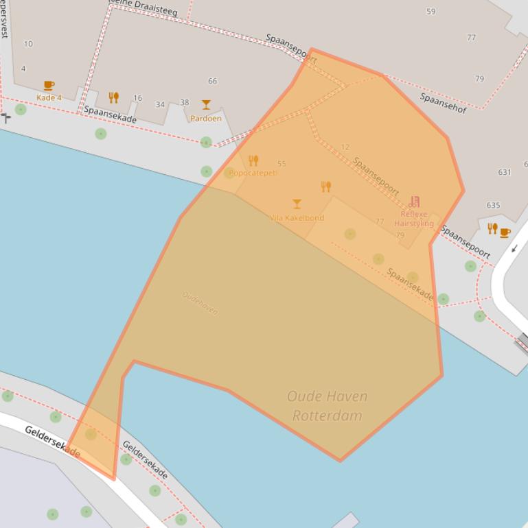 Kaart van postcodegebied 3011MN.