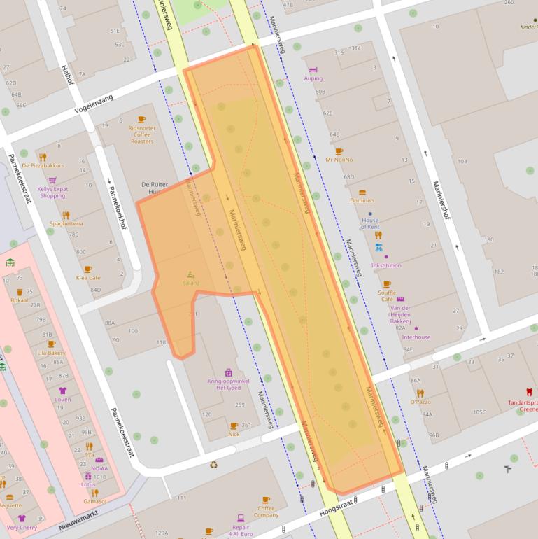 Kaart van postcodegebied 3011NK.