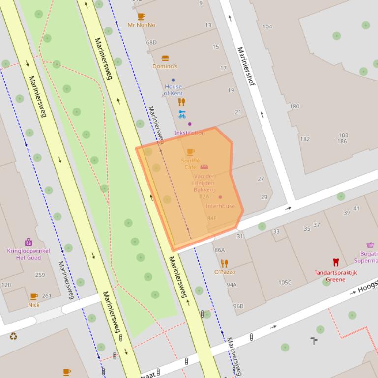 Kaart van postcodegebied 3011NT.